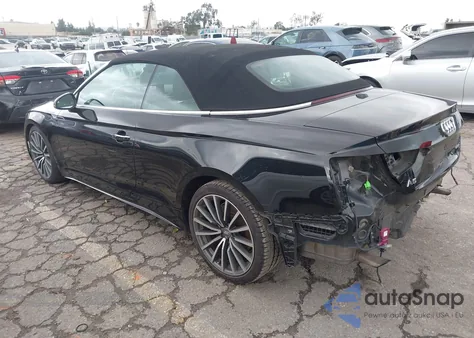 2020 Audi A5 Cabriolet Premium Plus 45 Tfsi Quattro S Tronic из США, поврежденный, VIN WAUWNGF55LN004377